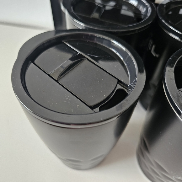 Brand New (4) Maestro Dobel Tequila 12 oz Black Tumblers Set with Slider Lids - Picture 8 of 10